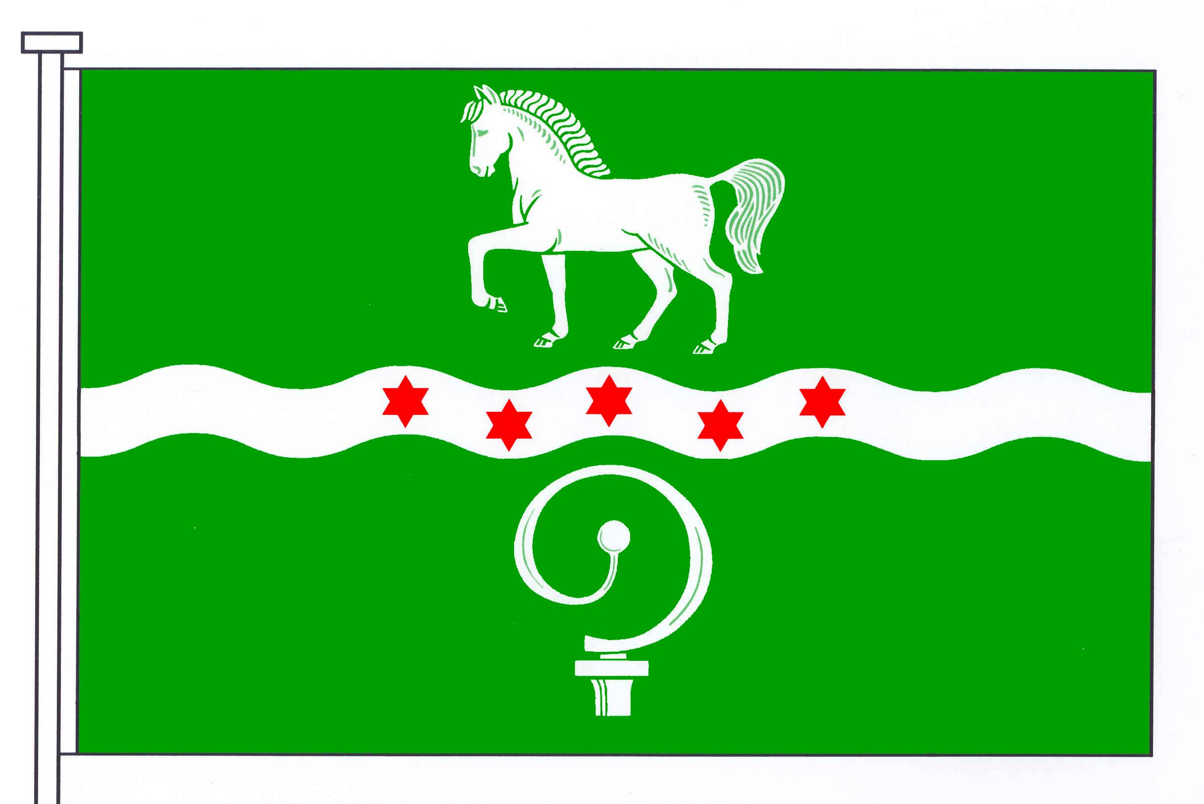 Flagge Amt Mitteldithmarschen, Kreis Dithmarschen